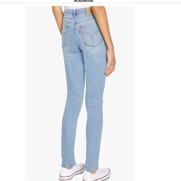 LEVI’S 720 HIGH RISE SUPER SKINNY MEDIUM WASH - Picture 3 of 9